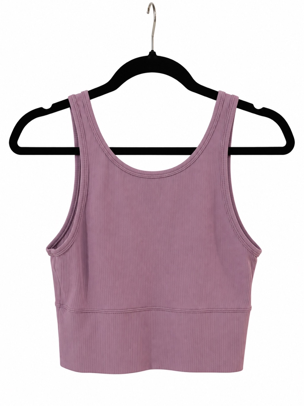 Lululemon Ribbed Mauve Crop Tank – Size 6